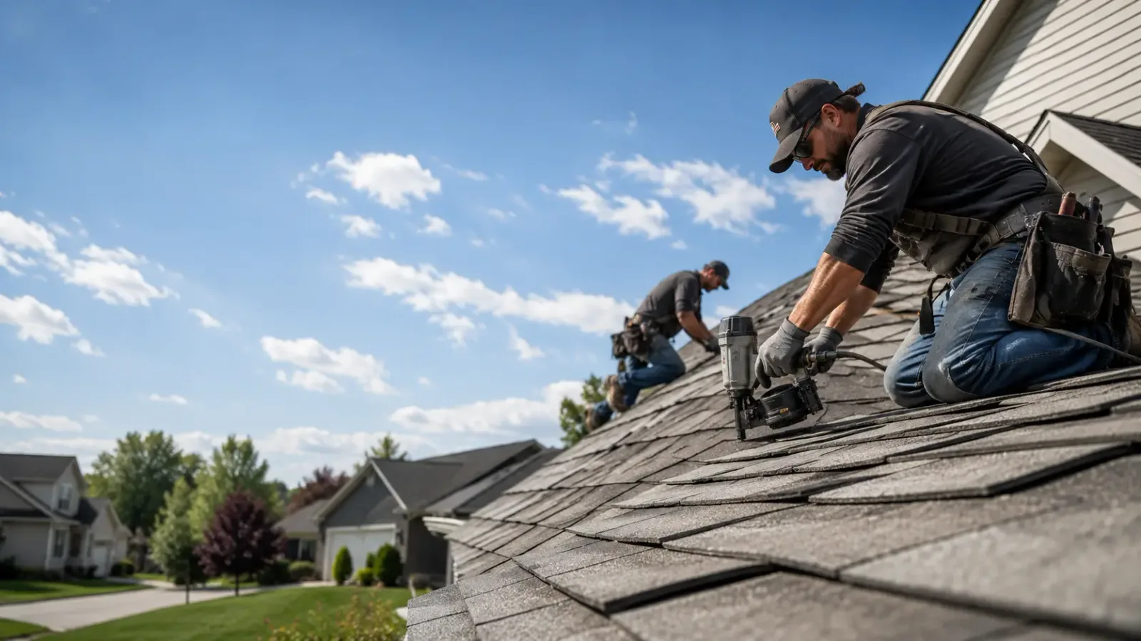 Storm Damage Roof Repair in Mentcle, PA near me